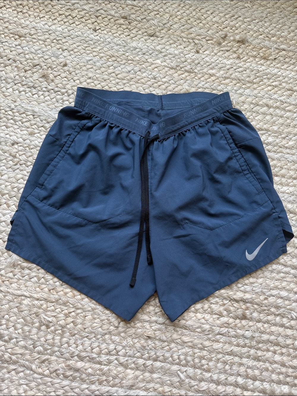 Nike Men’s Dri Fit 5” Brief Lines Athletic Running Shorts